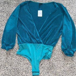 NWT blue bodysuit